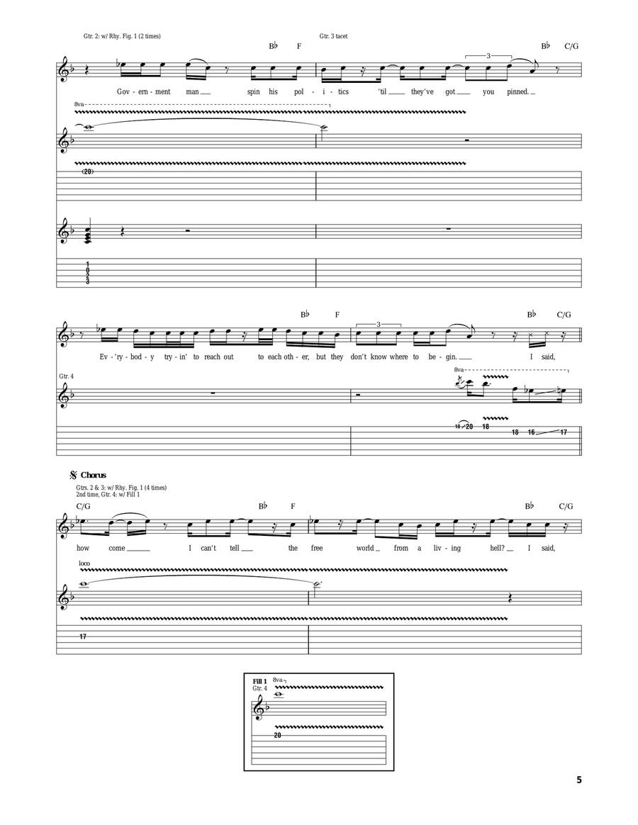 How Come How Come Acoustic Guitar scores gallery preview page 5