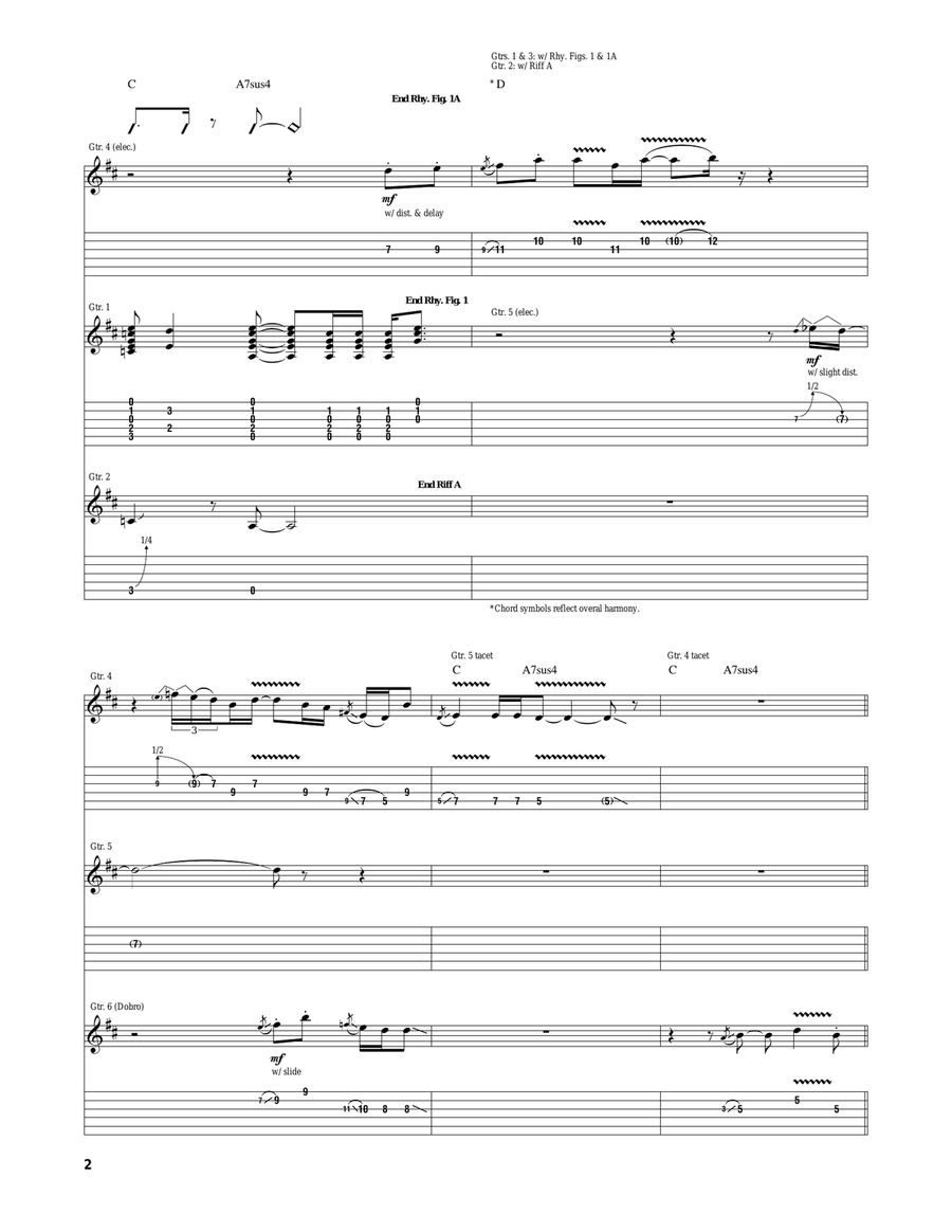 So Tired So Tired Acoustic Guitar scores gallery preview page 2