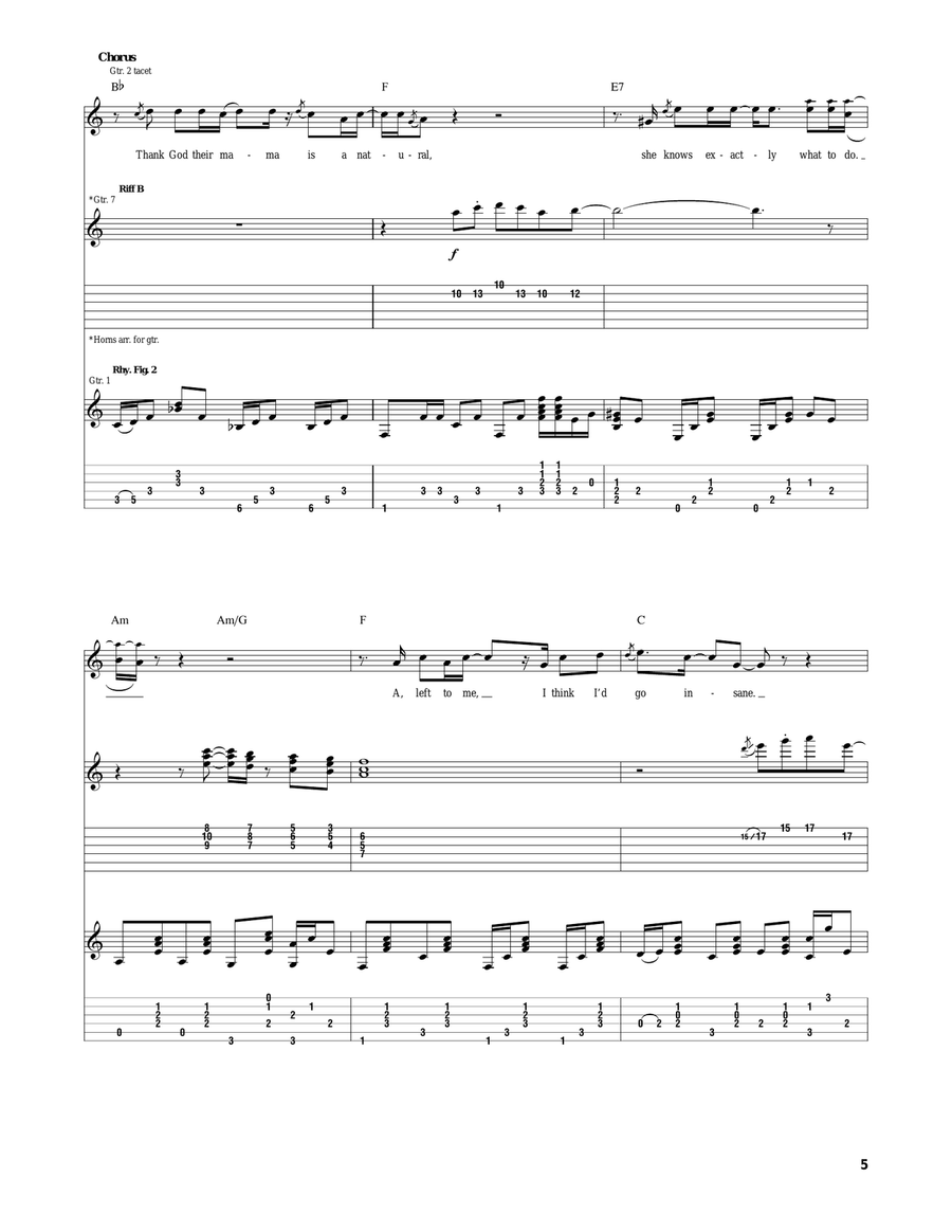So Tired So Tired Acoustic Guitar scores gallery preview page 5
