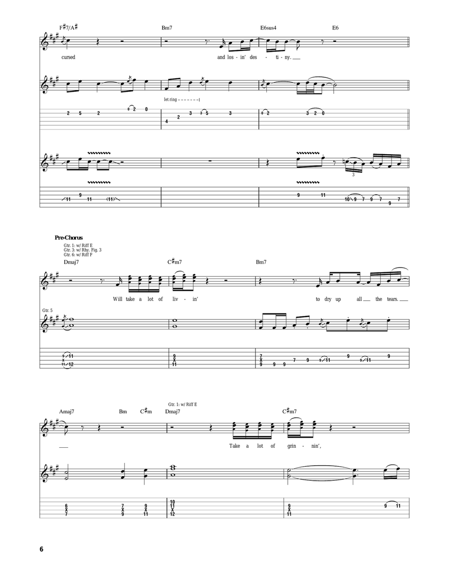 Say What You Will Say What You Will Acoustic Guitar scores gallery preview page 6