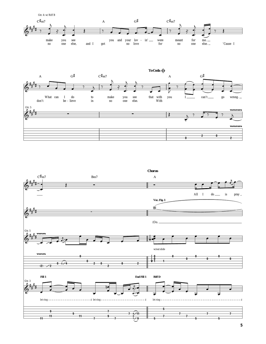 One Track Mind One Track Mind Acoustic Guitar scores gallery preview page 5