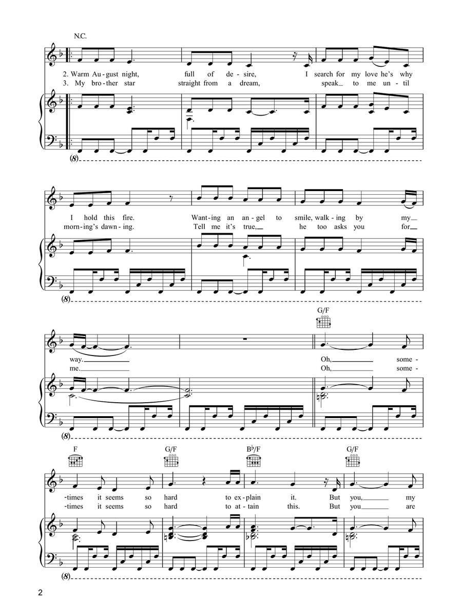 Dell'Amore Non Si Sa SA scores gallery preview page 2