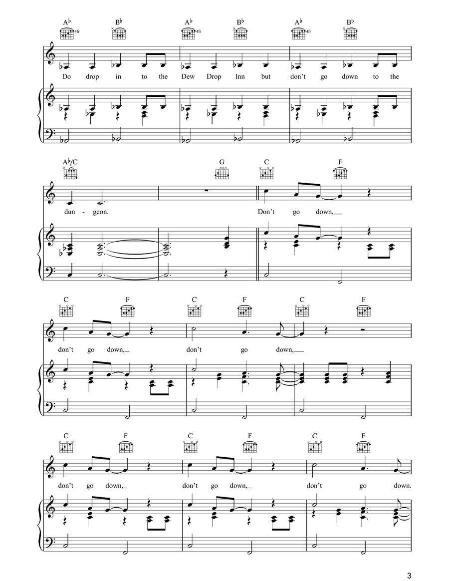 New Orleans Acoustic Guitar scores gallery preview page 3