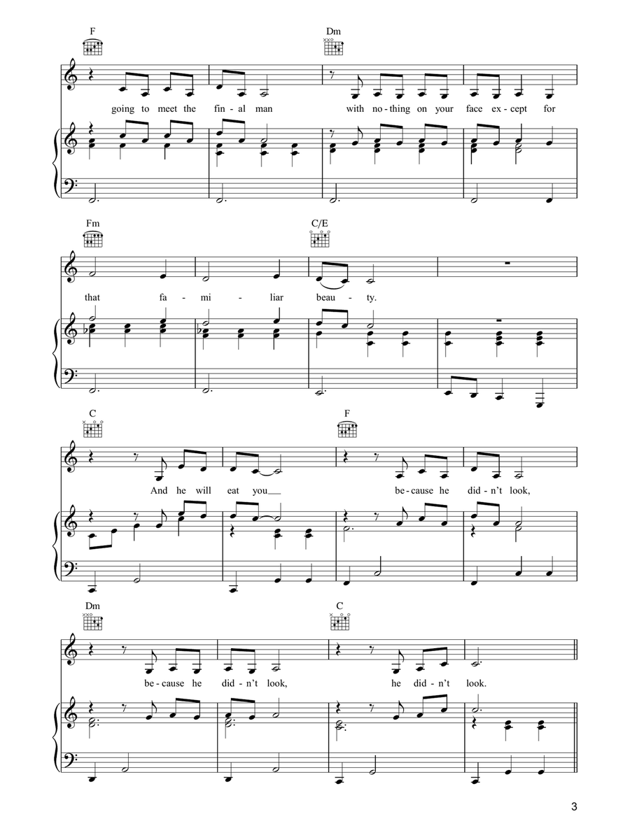 Cow Acoustic Guitar scores gallery preview page 3