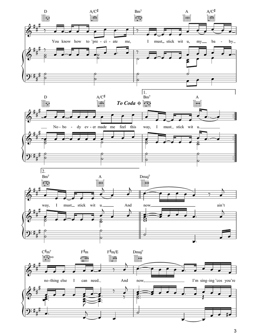 Stickwitu Stickwitu Acoustic Guitar scores gallery preview page 3