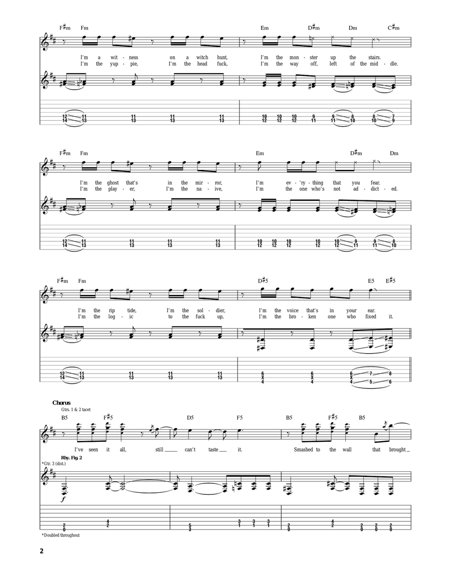 I've Seen It All Electric Guitar scores gallery preview page 2