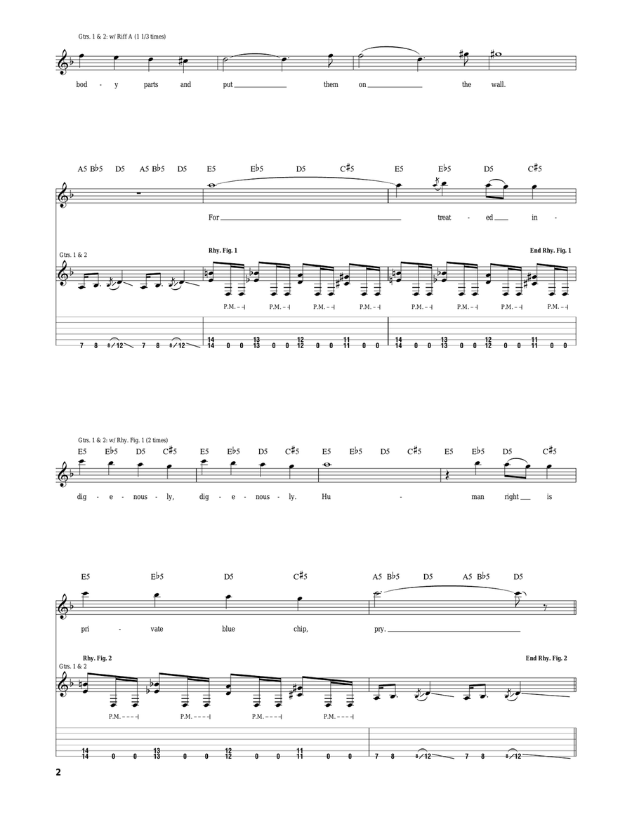 Dreaming Dreaming Electric Guitar scores gallery preview page 2