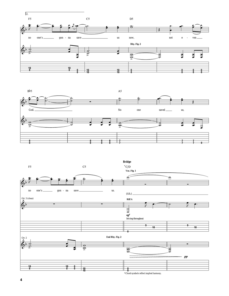 Tentative Tentative Electric Guitar scores gallery preview page 4