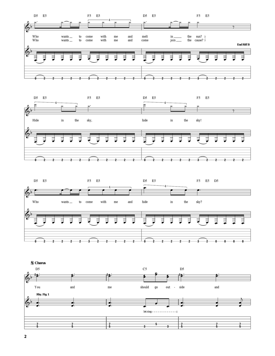 U-Fig U-Fig Electric Guitar scores gallery preview page 2
