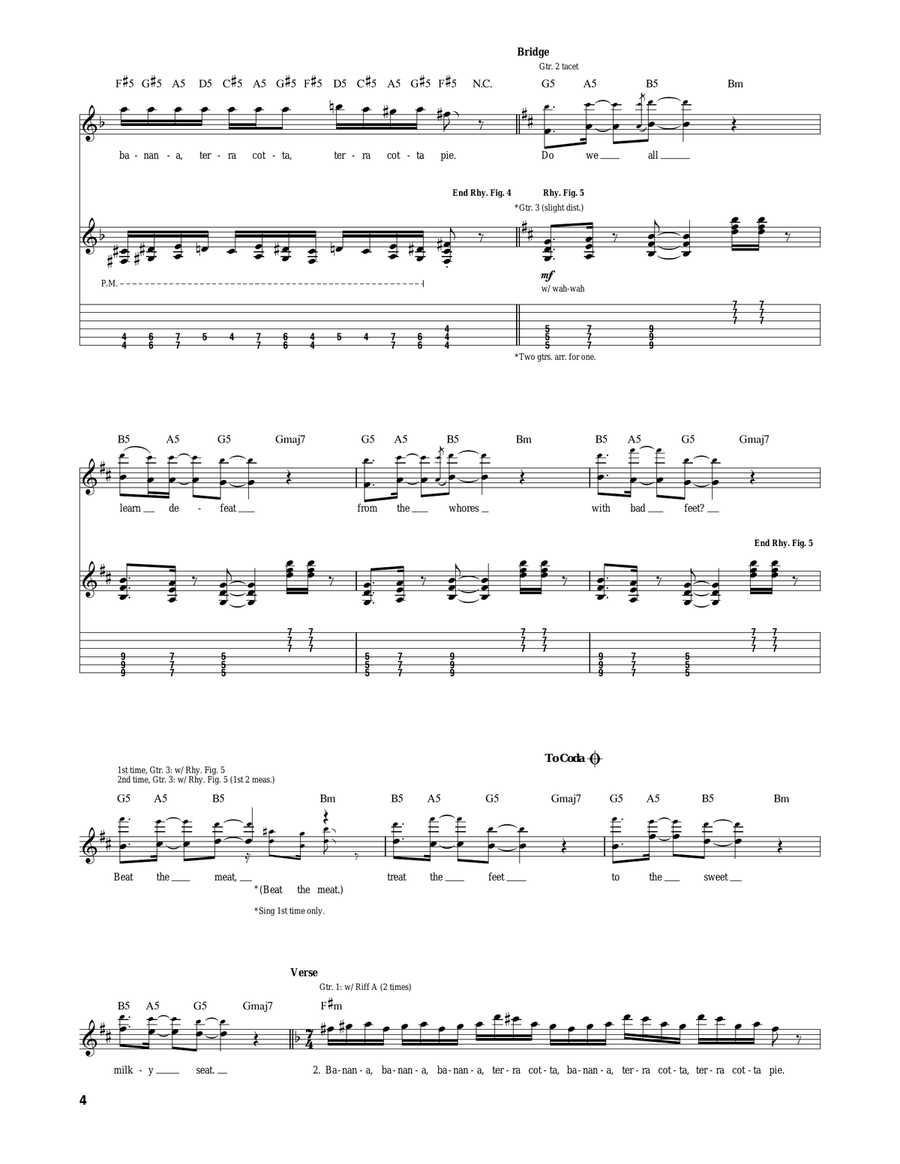 Vicinity Of Obscenity Vicinity Of Obscenity Electric Guitar scores gallery preview page 4