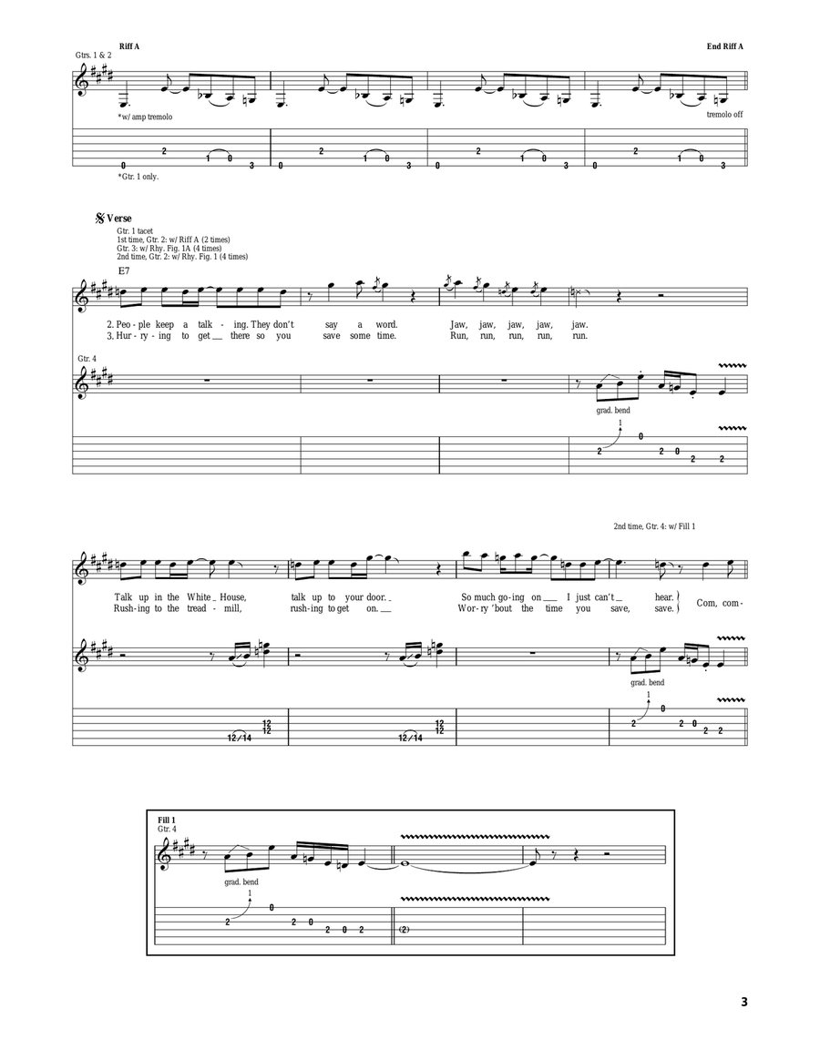 Commotion Commotion Acoustic Guitar scores gallery preview page 3