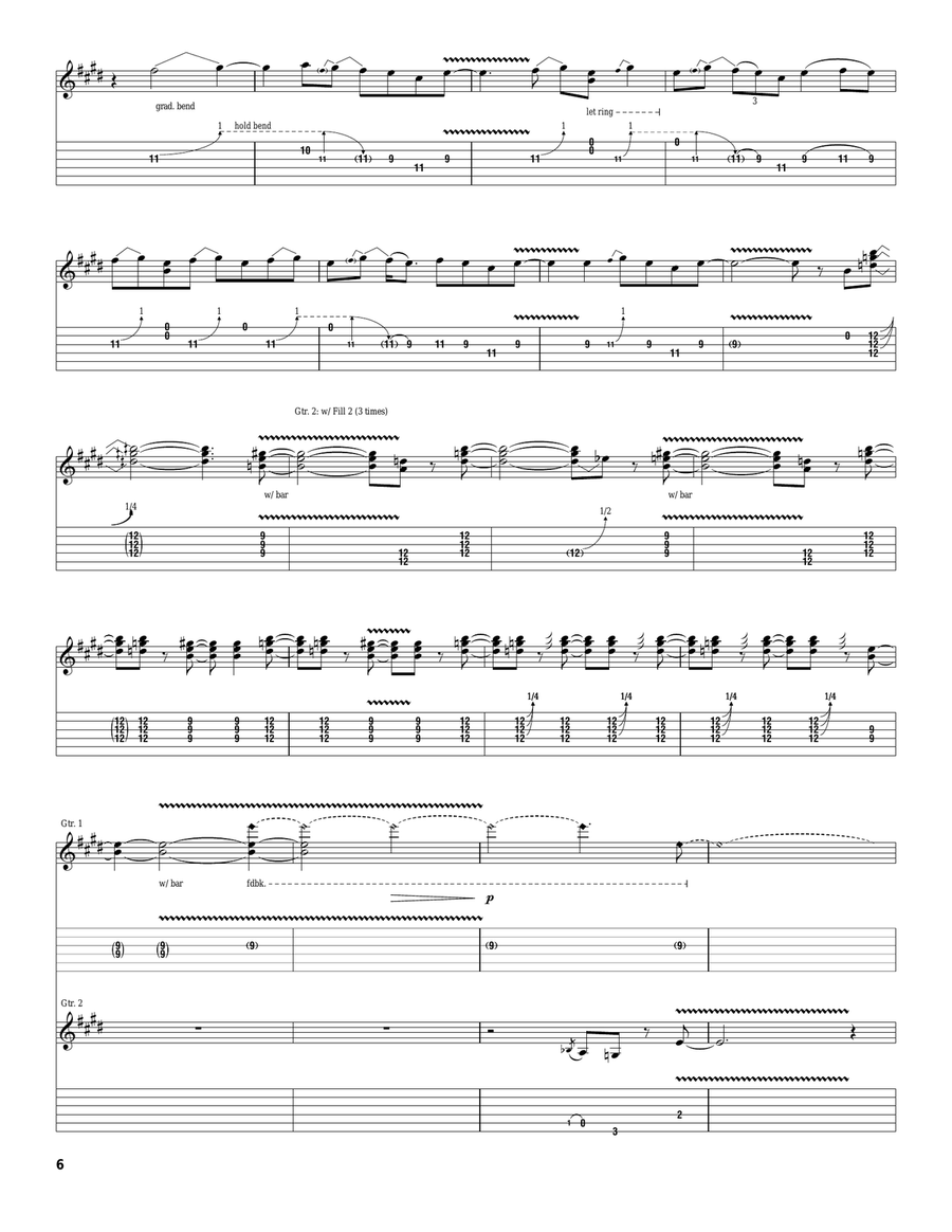 Keep On Chooglin' Keep On Chooglin' Acoustic Guitar scores gallery preview page 6
