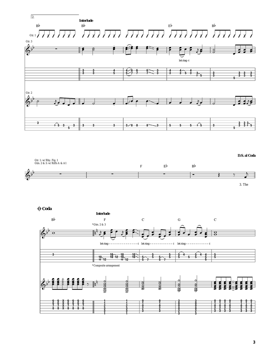 Lodi Lodi Acoustic Guitar scores gallery preview page 3