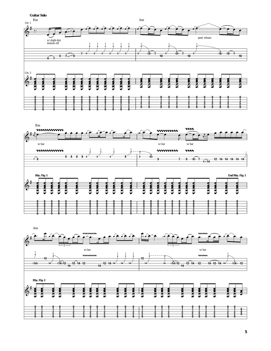 I Put A Spell On You Acoustic Guitar scores gallery preview page 5
