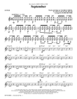 September (arr. Mark Brymer) - Guitar