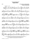 September (arr. Mark Brymer) - Bass