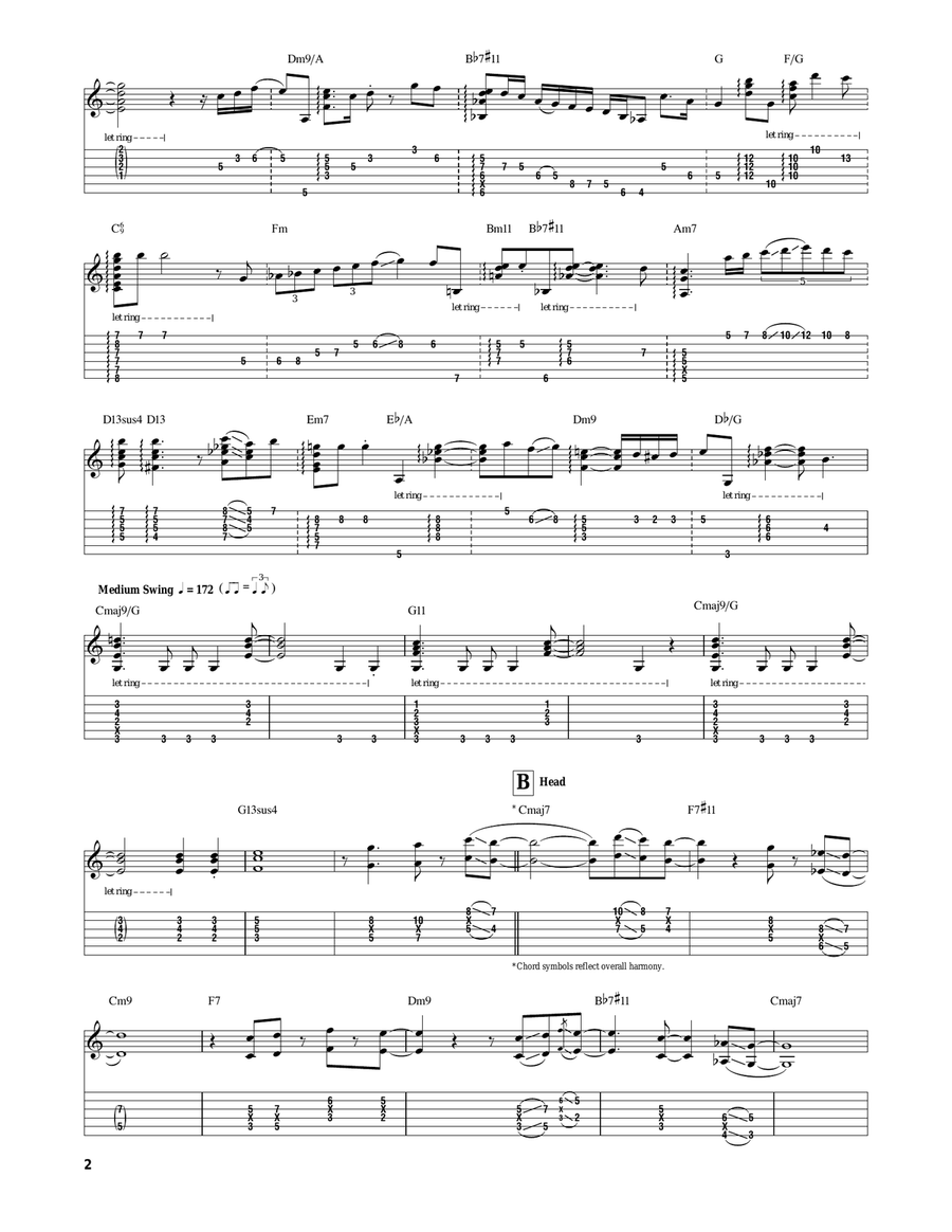 Tenderly Tenderly Electric Guitar scores gallery preview page 2