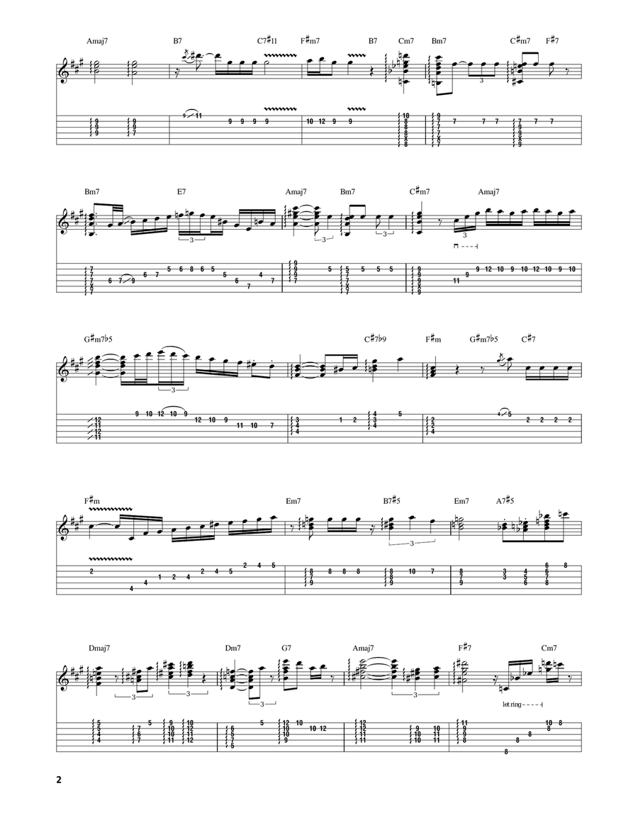A Weaver Of Dreams A Weaver Of Dreams Electric Guitar scores gallery preview page 2