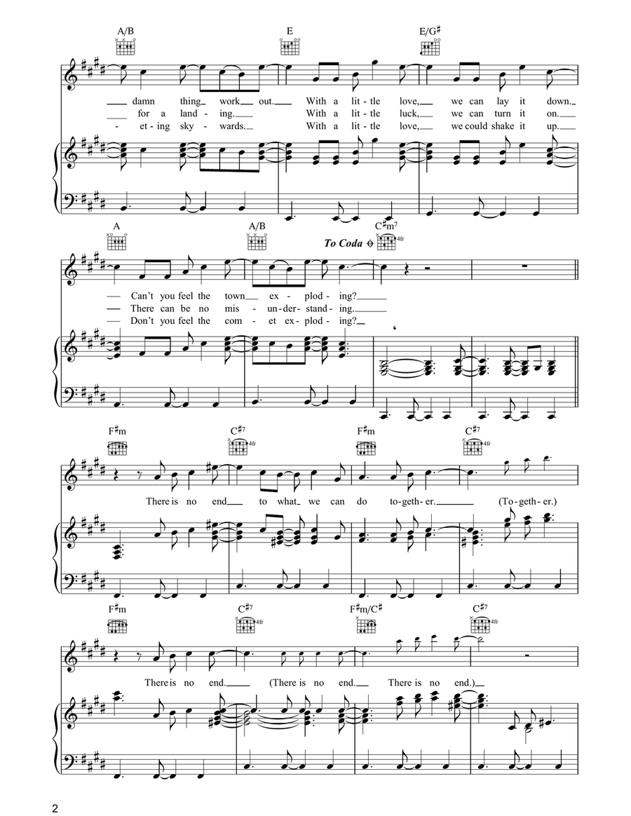 With A Little Luck Acoustic Guitar scores gallery preview page 2