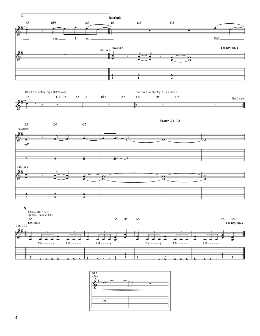 Am I Evil? Am I Evil? Acoustic Guitar scores gallery preview page 4