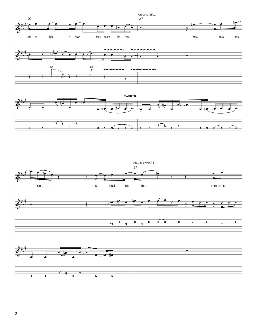 Both Sides Of The Gun Both Sides Of The Gun Acoustic Guitar scores gallery preview page 2