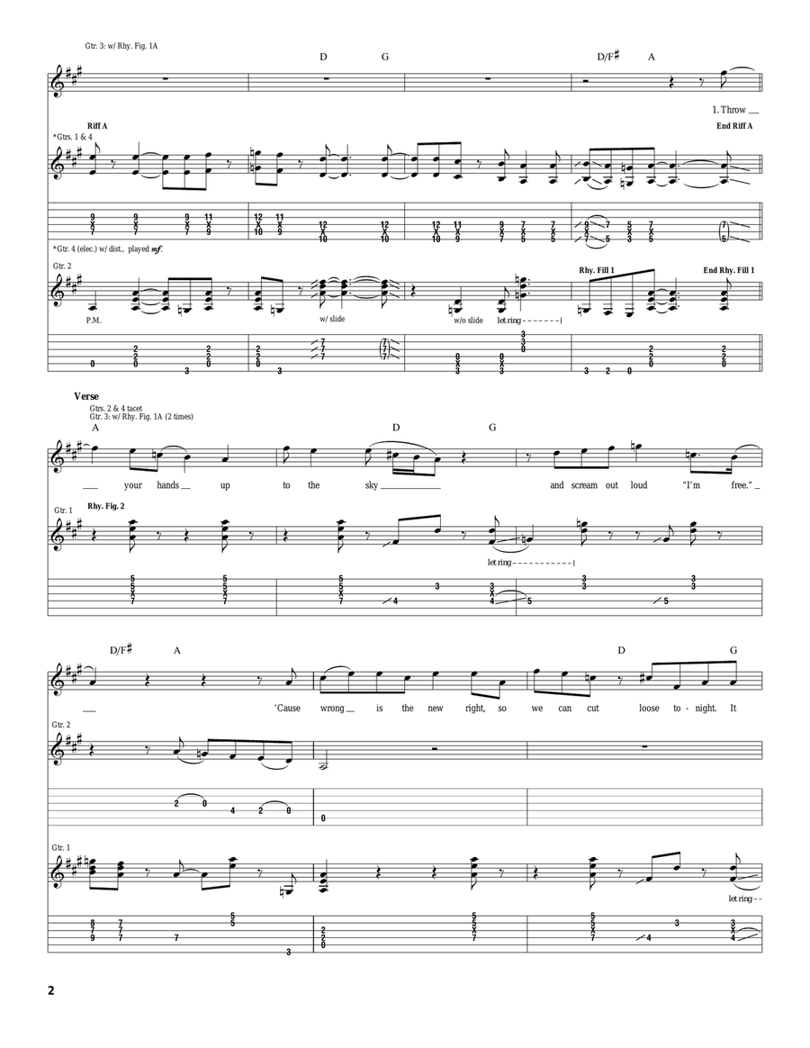 Get It Like You Like It Get It Like You Like It Acoustic Guitar scores gallery preview page 2