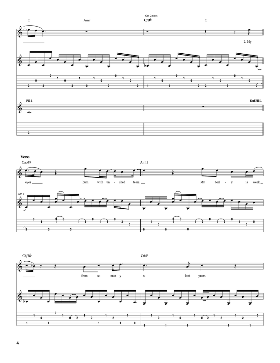 More Than Sorry More Than Sorry Acoustic Guitar scores gallery preview page 4