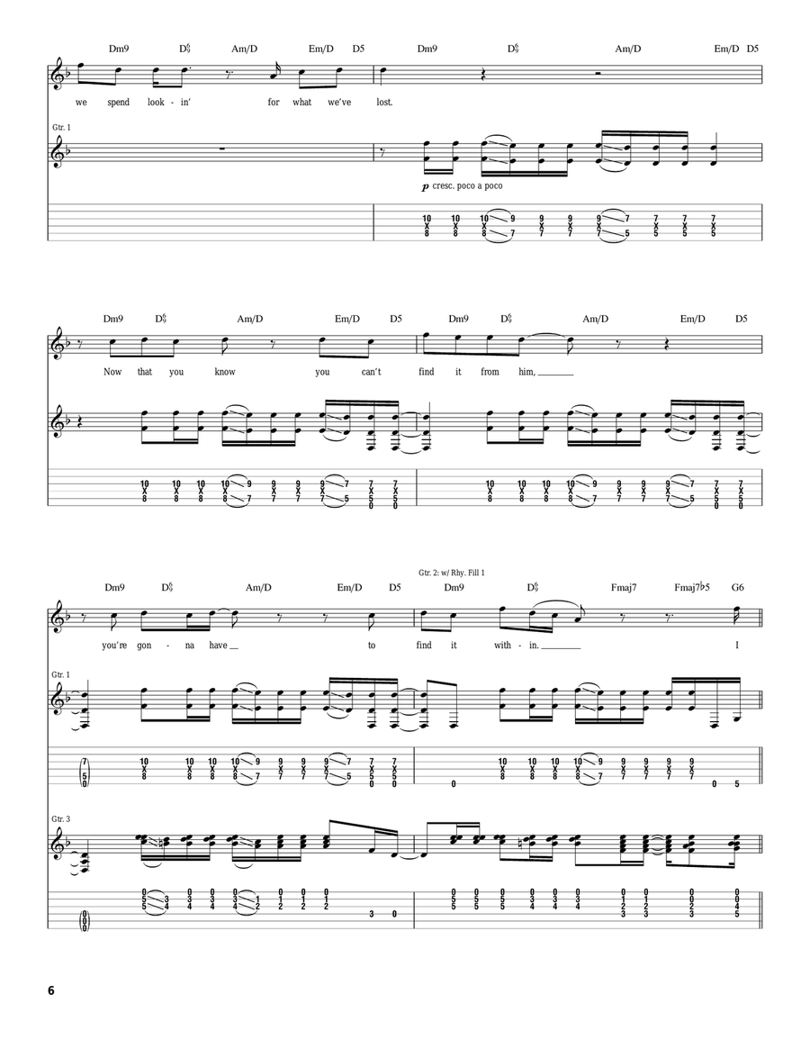 Serve Your Soul Serve Your Soul Acoustic Guitar scores gallery preview page 6