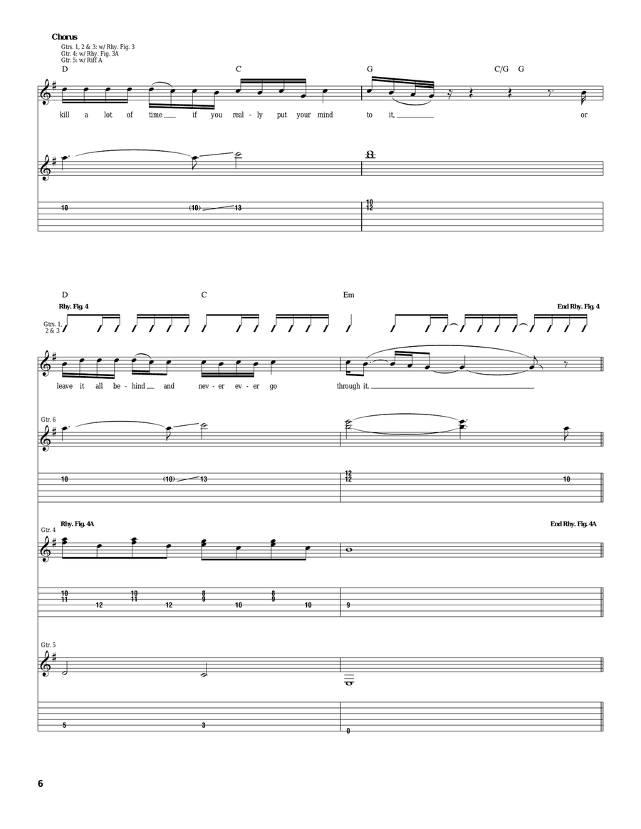 Waiting For You Waiting For You Acoustic Guitar scores gallery preview page 6