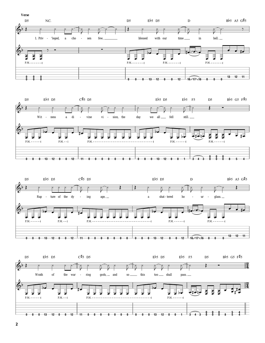 Hourglass Hourglass Electric Guitar scores gallery preview page 2