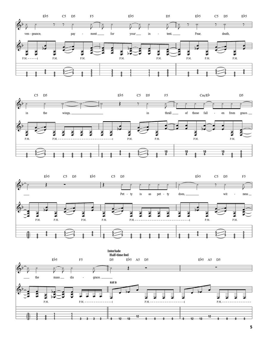 Hourglass Hourglass Electric Guitar scores gallery preview page 5