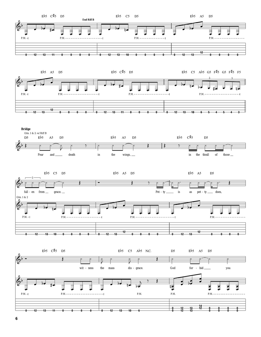 Hourglass Hourglass Electric Guitar scores gallery preview page 6