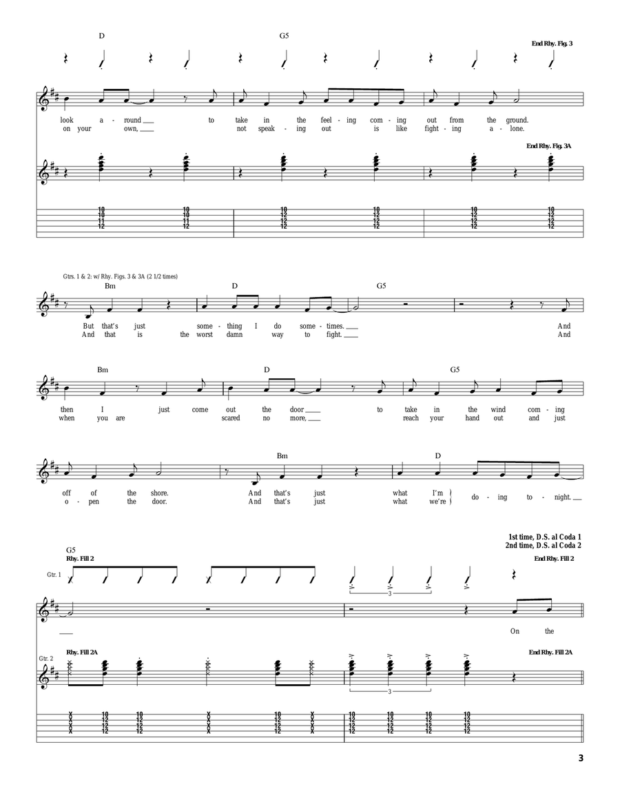 Black Rock Black Rock Acoustic Guitar scores gallery preview page 3