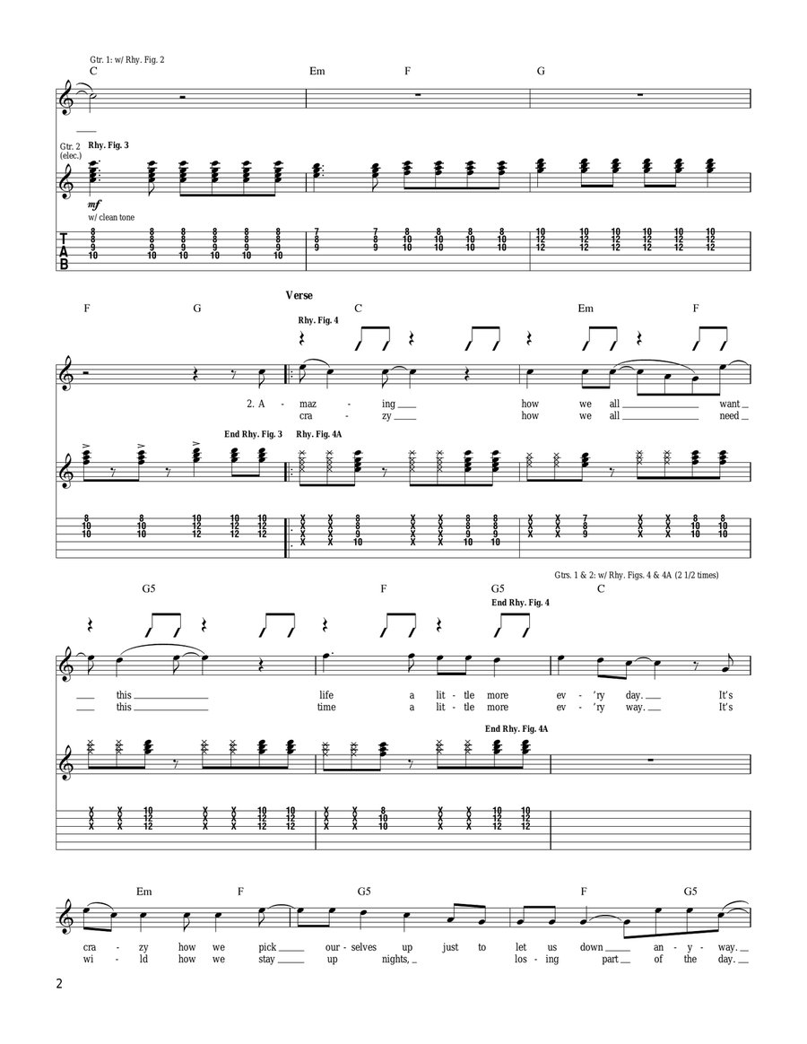 Delicate Few Delicate Few Acoustic Guitar scores gallery preview page 2