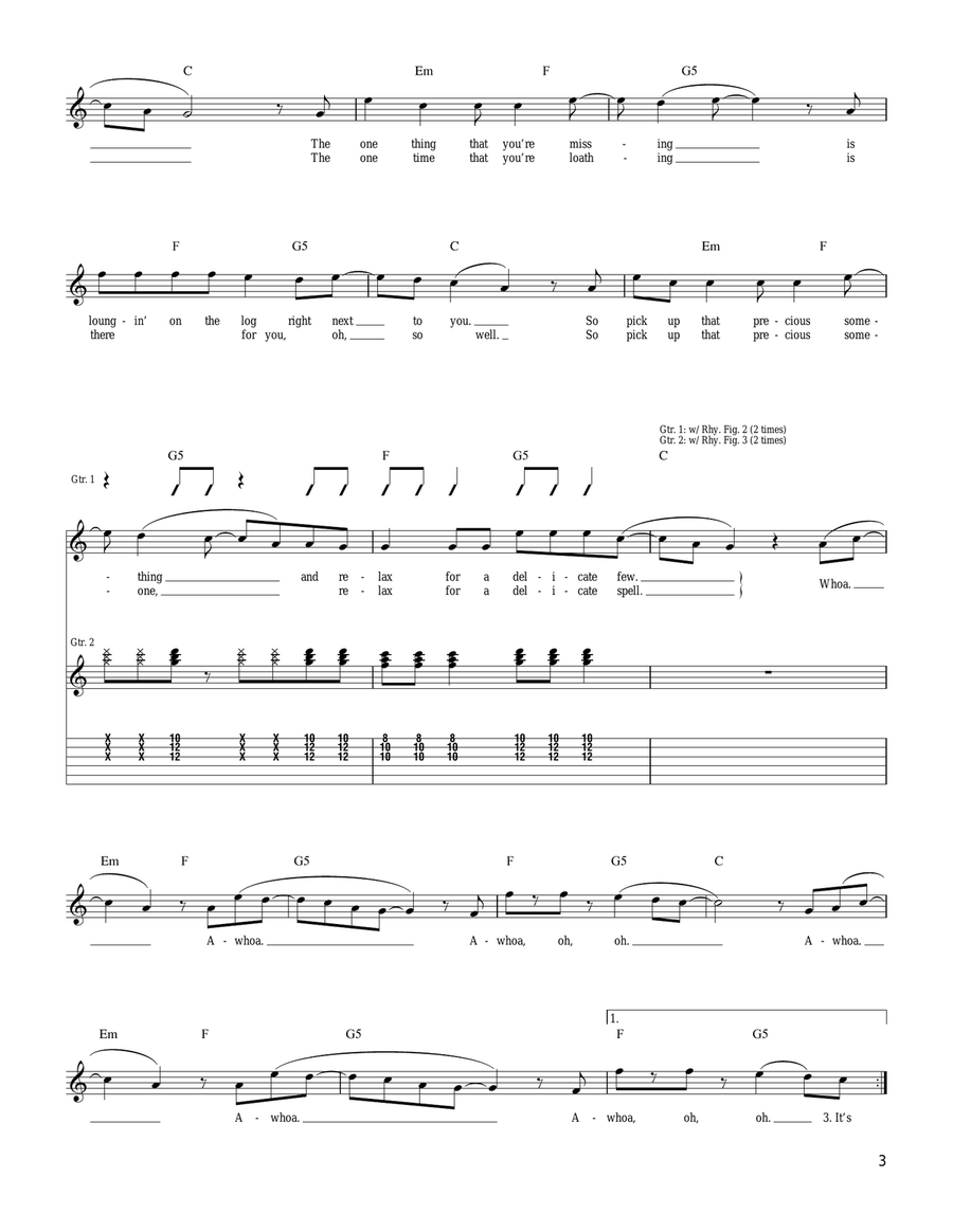 Delicate Few Delicate Few Acoustic Guitar scores gallery preview page 3