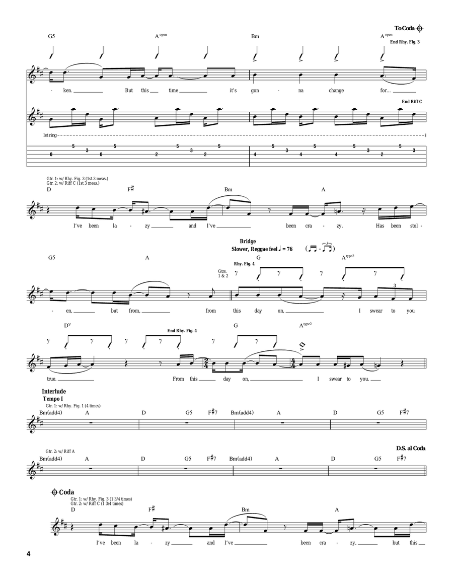 Here's To You Here's To You Acoustic Guitar scores gallery preview page 4