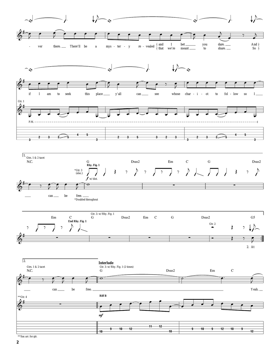 Whose Chariot? Whose Chariot? Acoustic Guitar scores gallery preview page 2