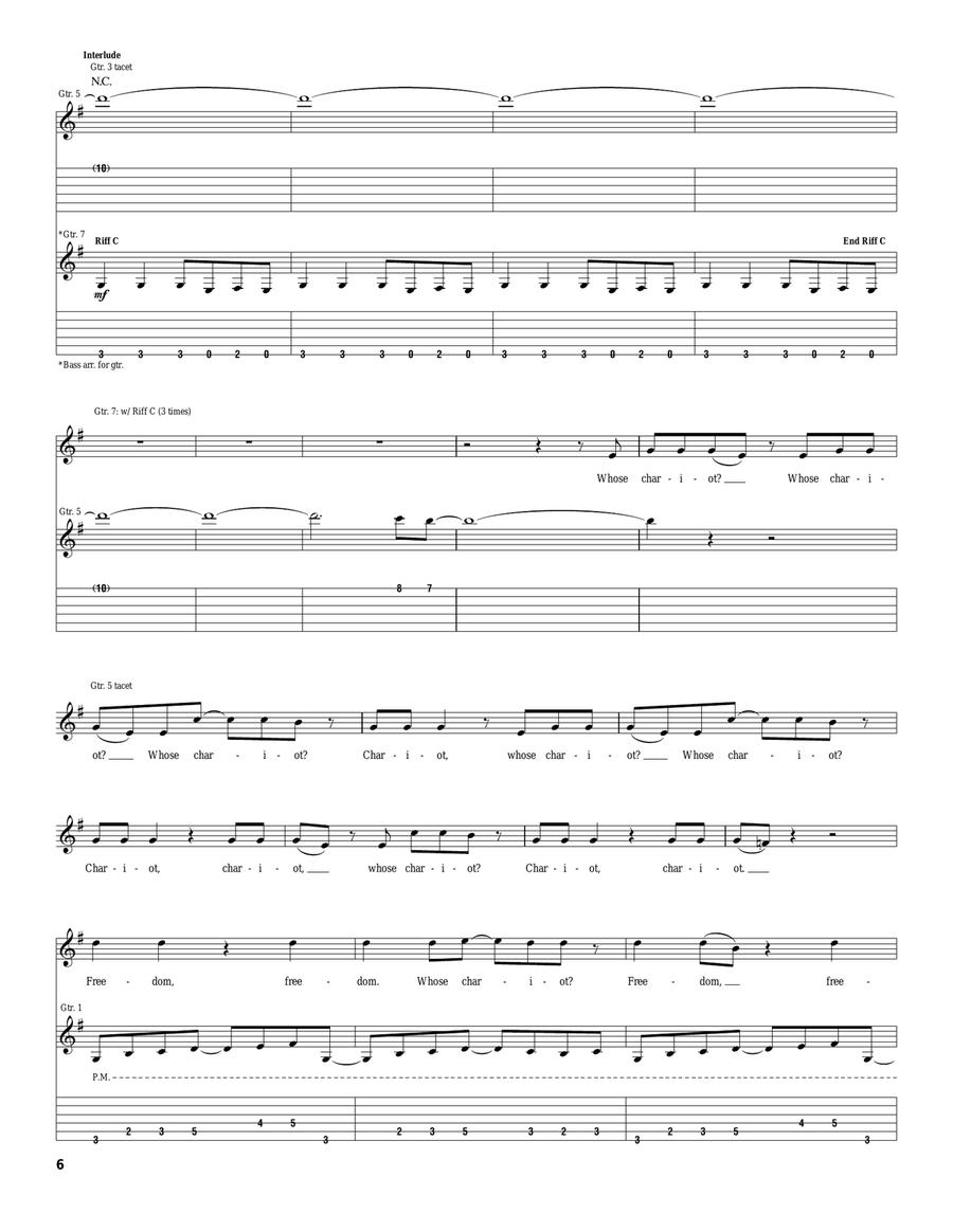 Whose Chariot? Whose Chariot? Acoustic Guitar scores gallery preview page 6