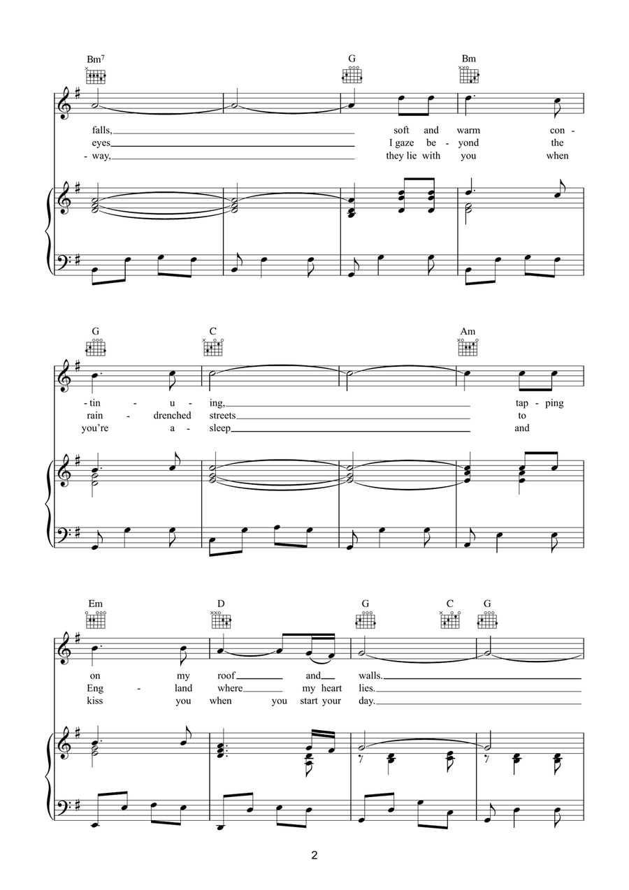 Kathy's Song Kathy's Song Piano, Vocal, Guitar scores gallery preview page 2