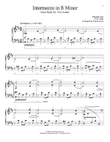 Intermezzo In B Minor