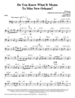 Do You Know What It Means to Miss New Orleans - Bass