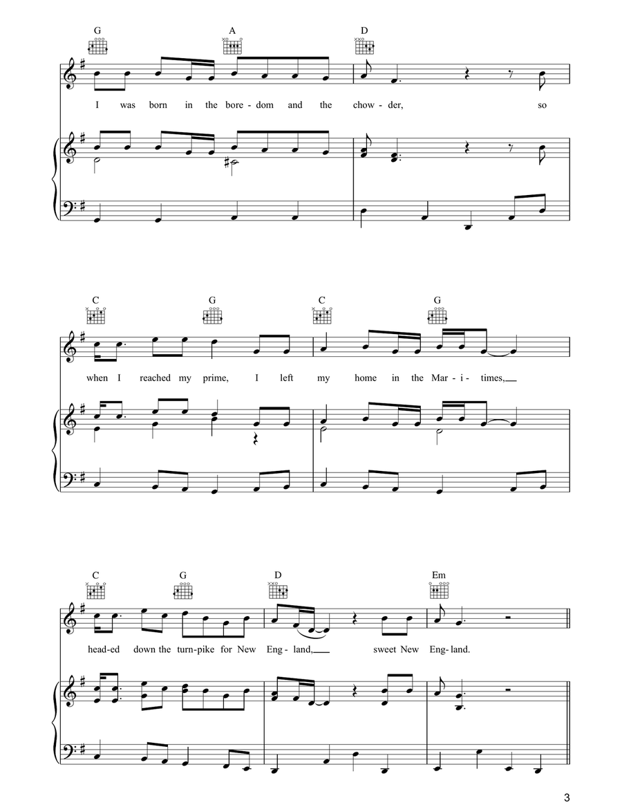 Duncan Duncan Piano, Vocal, Guitar scores gallery preview page 3