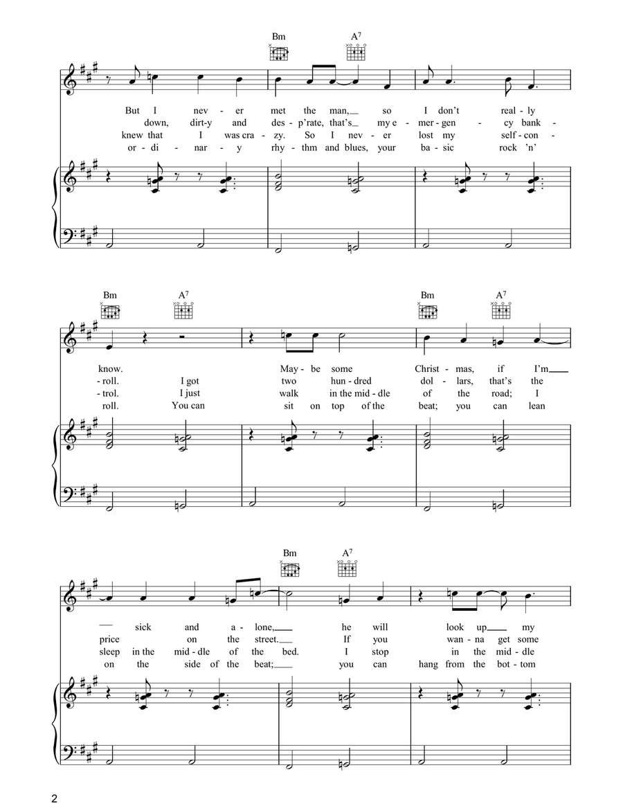 Ace In The Hole Ace In The Hole Piano, Vocal, Guitar scores gallery preview page 2