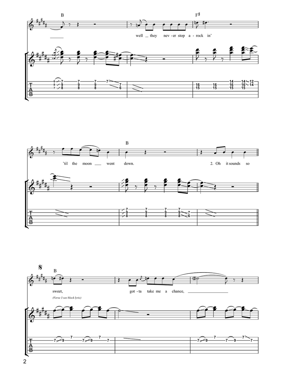 Around And Around Acoustic Guitar scores gallery preview page 2