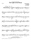 The Light In The Piazza - Cello