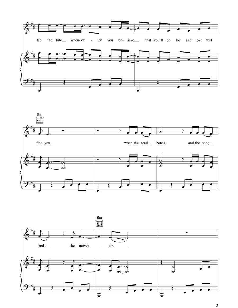 She Moves On She Moves On Acoustic Guitar scores gallery preview page 3