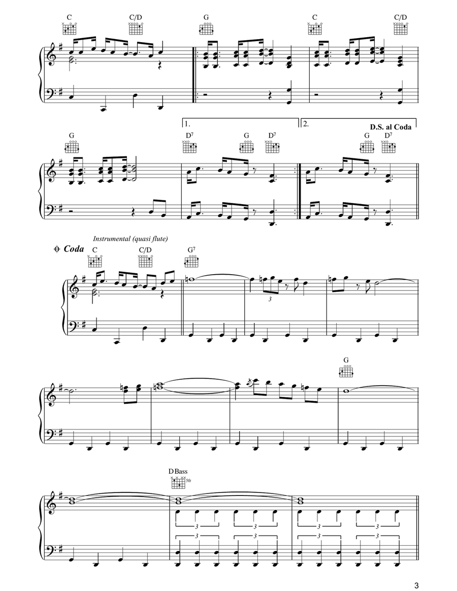Proof Proof Piano, Vocal, Guitar scores gallery preview page 3