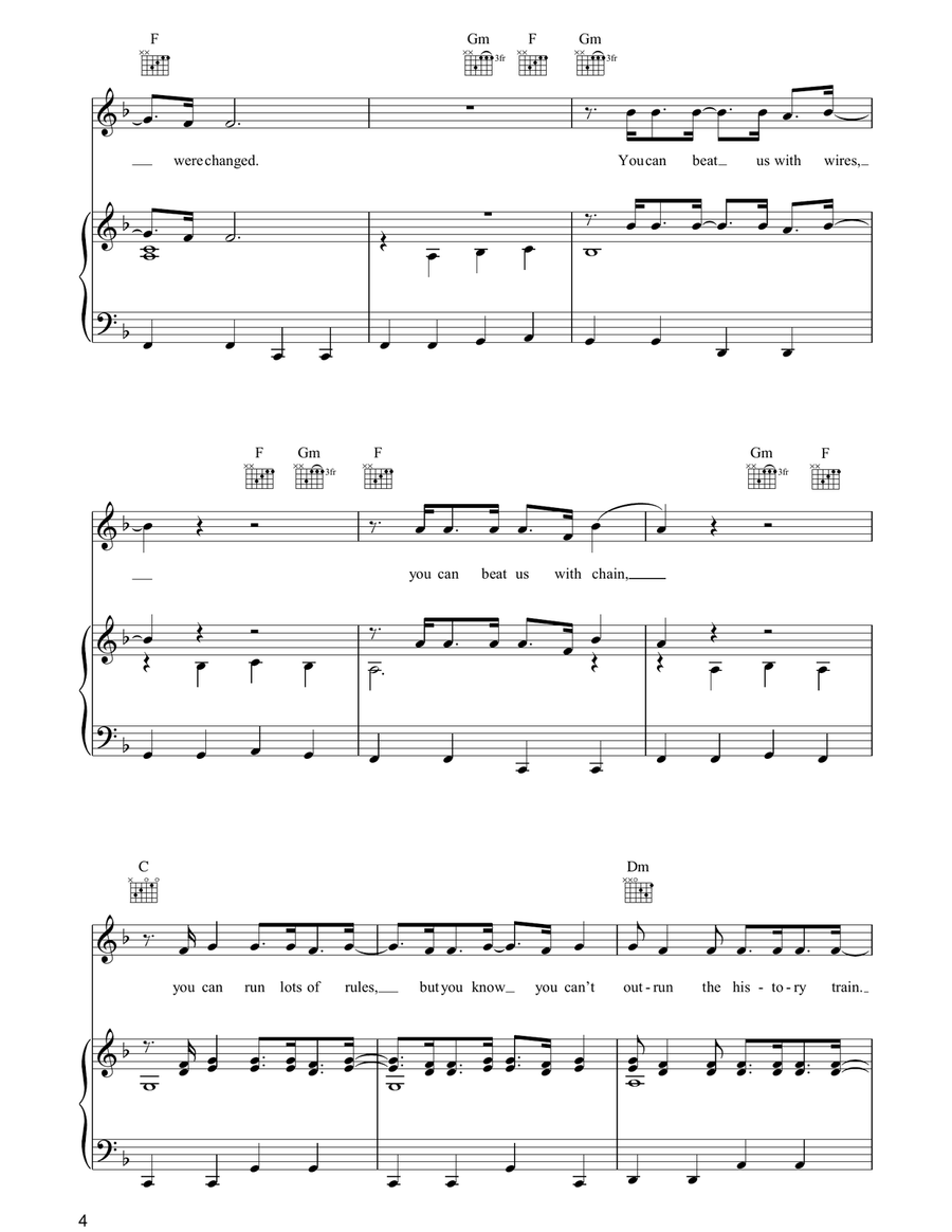 Peace Like A River Peace Like A River Piano, Vocal, Guitar scores gallery preview page 4