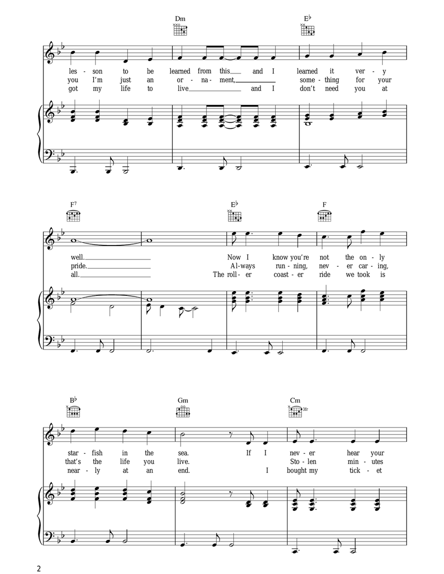 Red Rubber Ball Red Rubber Ball Piano, Vocal, Guitar scores gallery preview page 2