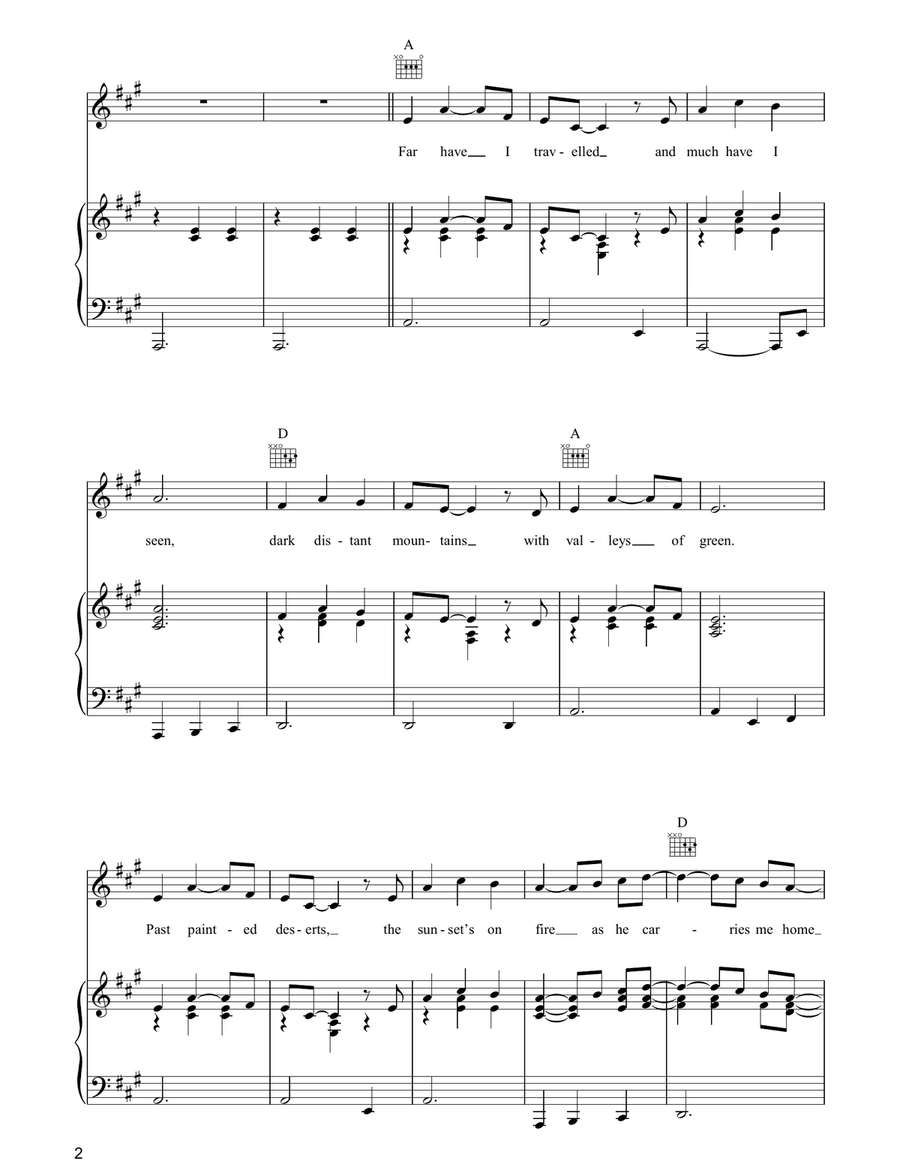 Mull Of Kintyre Acoustic Guitar scores gallery preview page 2